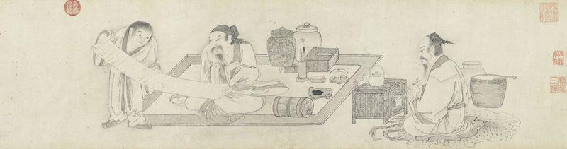 重拾“圍爐煮茶”文化，一起看看故宮藏畫里的“圍爐煮茶”[精制鋼圍爐茶桌](圖11)